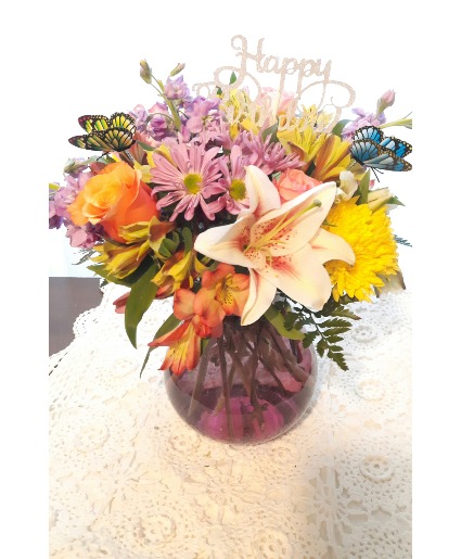 Wonderful Birthday Vase