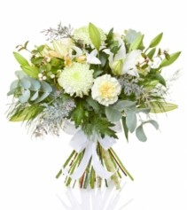 Tranquility in White  bouquet