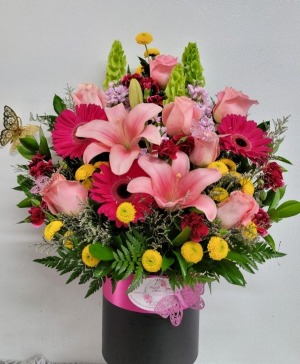 Wonderful pinks arrangemen Any occasion 