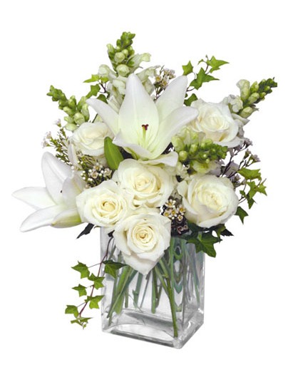 WONDERFUL WHITE Vase Arrangement