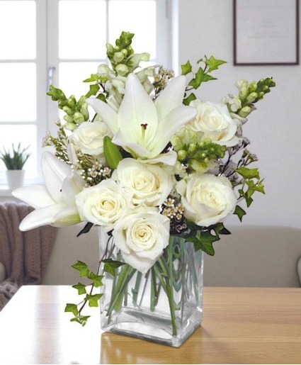 Wonderful White Bouquet of Flowers