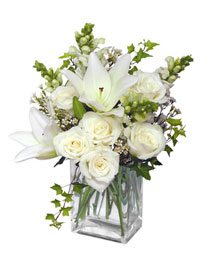 Wonderful White Bouquet of Flowers