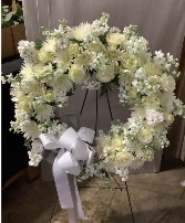 Wonderful white wreath 
