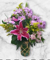 Wonderful Wishes Bouquet FHF-M0189 Fresh Flower Arrangement (Local Delivery Area Only)
