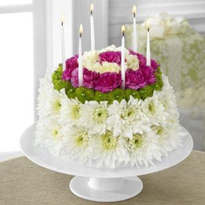 Wonderful Wishes™ Floral Cake in Vancouver, BC - Paradise Garden