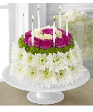 Wonderful Wishes Floral Cake  Birthday