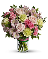 Wonderful You Bouquet Clear Vase