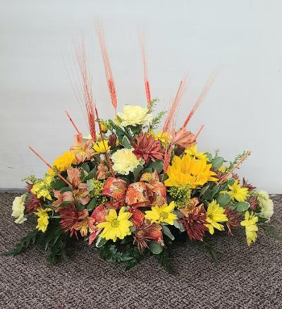 Wonderous Fall Centerpiece  FHF-F39 Fresh Flower Arrangement 