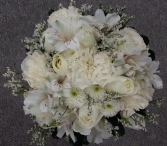 Wonderous White Wedding Bouquet 