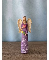 Wood Angel Figurine 