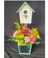 Wood Birdhouse  Container 20