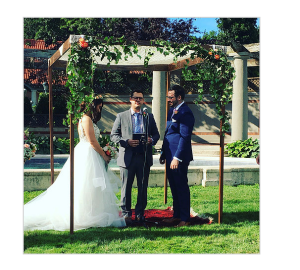 Wood Chuppah Rental NYC/NJ Self-Assembled in Bronx, NY | Bella's Flower Shop Wood Chuppah Rental NYC/NJ Self-Assembled in Bronx, NY | Bella's Flower Shop