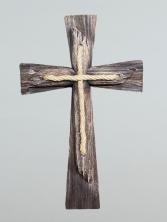 Wood Cross with Rope 