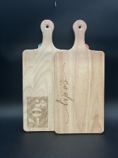 Wood Engraved Cutting Board By Blue Studio