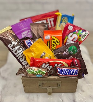 Wooden drawer snack box  