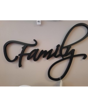 Wooden Family Sign Giftware