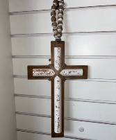 Wooden Hanging Cross 