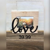 Wooden Love Frame  