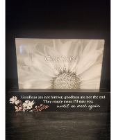 Wooden Memorial Frame 