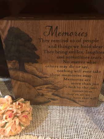 Wooden Memory Box 