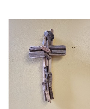 Wooden Pieces Cross 