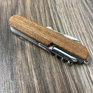 Wooden Pocket Knife Engraving