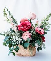 Woodland Blush Ceramic Arrangement