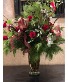 Woodland Cardinals Vase Arrangement