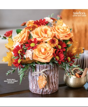 Woodland Garden in-Season Fresh Floral Fall arrangement