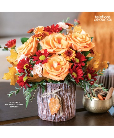 Woodland Garden in-Season Fresh Floral Fall arrangement in Allegan, MI | Allegan Floral and Gifts