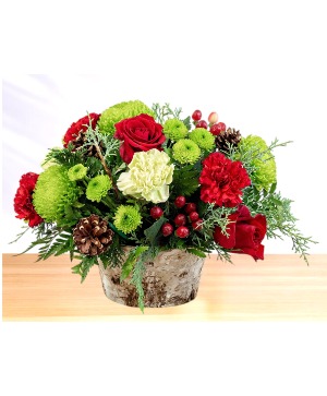 Woodland Hearth  Birch Arrangement