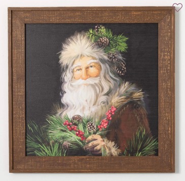 Woodland Santa Wall Art in North Platte, NE | PRAIRIE FRIENDS & FLOWERS Woodland Santa Wall Art in North Platte, NE | PRAIRIE FRIENDS & FLOWERS