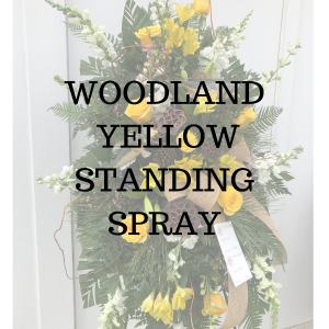 Woodland Yellow Standing Spray in Huntington, TX | LIZA'S GARDEN Woodland Yellow Standing Spray in Huntington, TX | LIZA'S GARDEN
