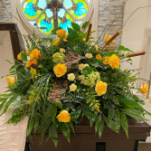 woodsey casket spray