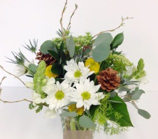Woodsy Daisy's Flower arrangement