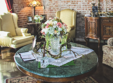 Woodsy Wedding Centerpices