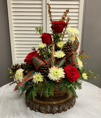 Woodsy Winter Basket