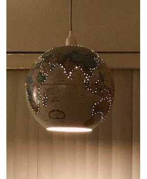 World Globe Light Locally Made (Men's basketball sized)