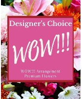 WOW!! Designers Choice Fresh Flower Arrangements
