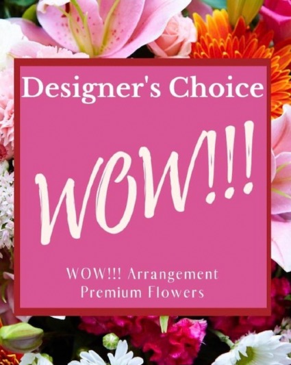 Wow Designers Choice  Vase premium flowers 