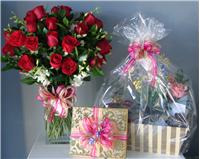 Wow Factor Package -Roses, Gift Basket, Chocolates in Las Vegas, NV | FLOWERS OF THE FIELD Wow Factor Package -Roses, Gift Basket, Chocolates in Las Vegas, NV | FLOWERS OF THE FIELD
