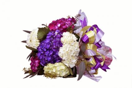 wrap hydrangea bouquet all year round GEF004