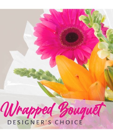 Wrapped Bouquet Designer's Choice in Portland, MI | COUNTRY CUPBOARD FLORAL