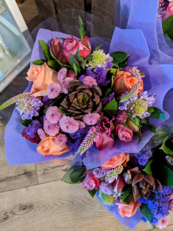 Wrapped Bouquet No Vase arrangement