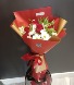 Wrapped Bouquet - Red SELECT YOUR OPTION