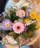 Wrapped flowers bouquet Designer's Choice 