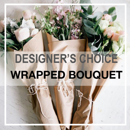 Wrapped Fresh-Cut Flowers HAND TIED BOUQUET