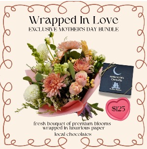 Wrapped In Love Mother's Day Flowers - Wrapped Bouquet