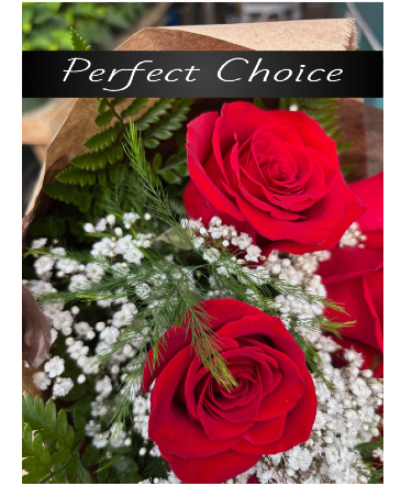 Wrapped Rose Bouquet in Fitchburg, MA | CAULEY'S FLORIST & GARDEN CENTER Wrapped Rose Bouquet in Fitchburg, MA | CAULEY'S FLORIST & GARDEN CENTER