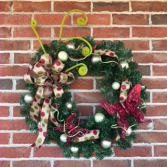 Whimsical Butterfly Holiday Forever Flower Wreath